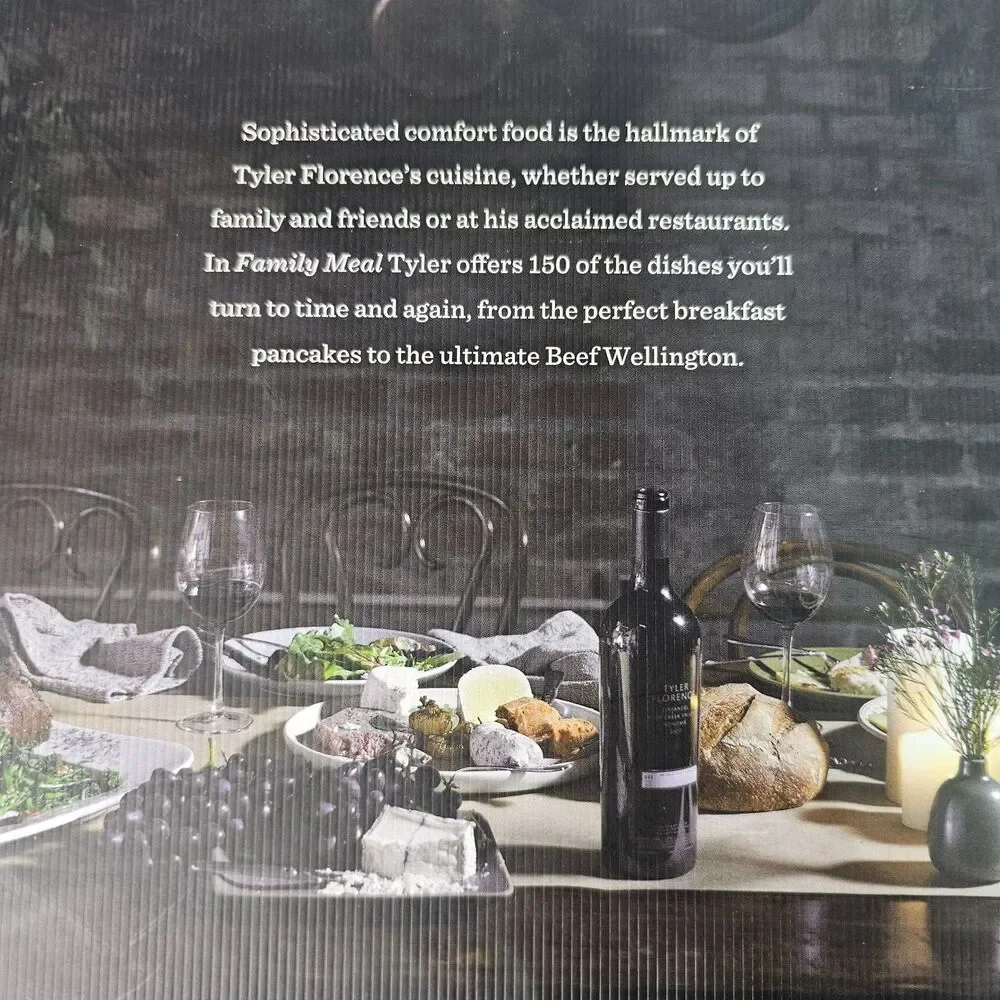 Tyler Florence Cookbook Lot Family Meal & Tyler's Ultimate Hardcover Set 2